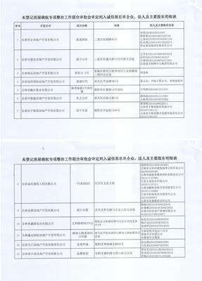 長春27家房地產開發企業被列入誠信黑名單，行業監管趨嚴